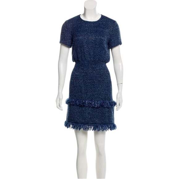 Maje Tweed Mini Rabata Dress Size: 1 - Picture 3 of 12